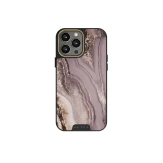 【BURGA】iPhone 15 Pro Elite系列防摔保護殼-紫鬱鑲金(支援無線充電)