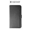 【CASE SHOP】iPhone 15 Plus 6.7 側掀站立式皮套-黑(翻蓋站立模式 閱讀便利)