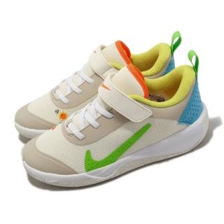 【NIKE 耐吉】童鞋 Omni Multi-Court PS 中童 米白 多色 多功能 室內運動鞋 小朋友(FN8907-181)