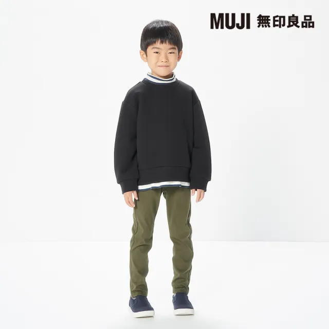 【MUJI 無印良品】兒童二重織休閒圓領衫(共6色)