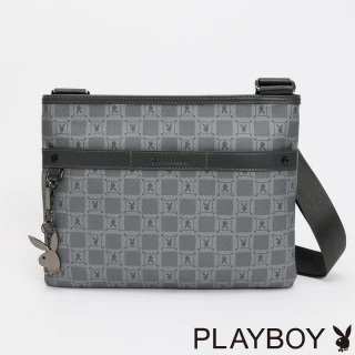 【PLAYBOY】扁包  Lofty系列(灰色)