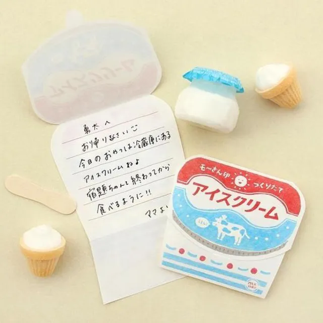 【台隆手創館】復古日記造型信箋套組-冰淇淋(8枚入)