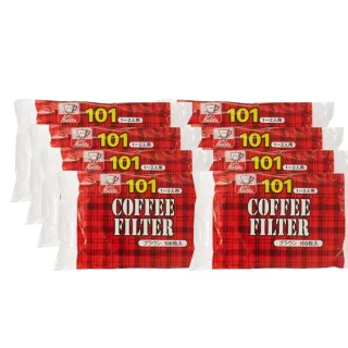 【Kalita】NK101 無漂白咖啡濾紙 1-2人份 100張x 8入組(咖啡濾紙 濾紙)
