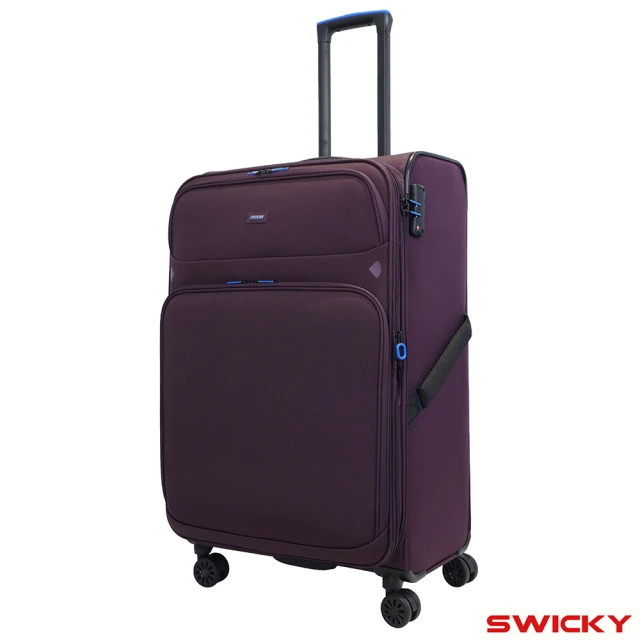 SWICKY 28吋復刻都會系列旅行箱/布面行李箱/布箱(紫)