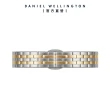 【Daniel Wellington】DW 手錶 Petite Lumine Bezel 28mm 星環貝母盤珠寶式雙色錶鏈(DW00100665)