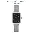 【Daniel Wellington】DW 手錶 Quadro Lumine Bezel 20X26mm星環貝母盤鎏金方錶-三色任選(DW00100667)