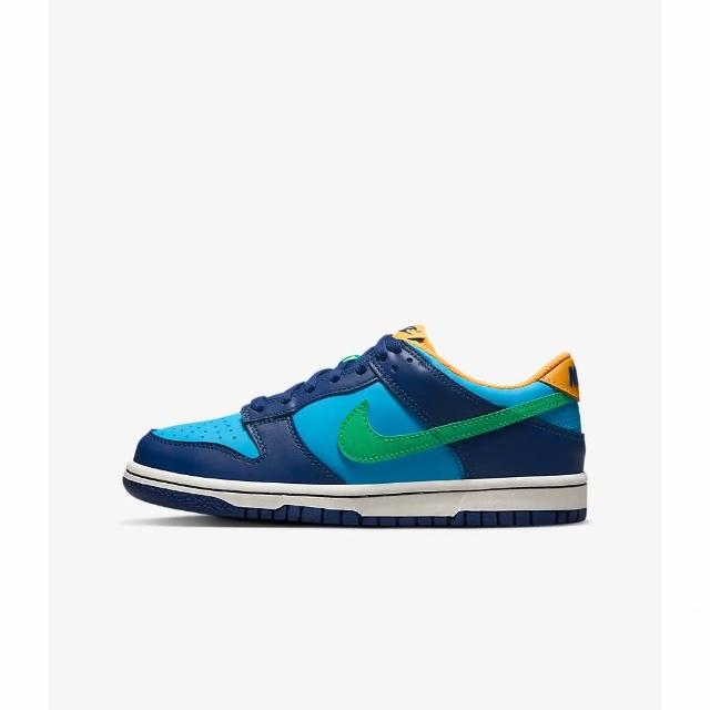 【NIKE 耐吉】DUNK LOW GS 大童 男女 運動休閒鞋-藍(DV1693401)