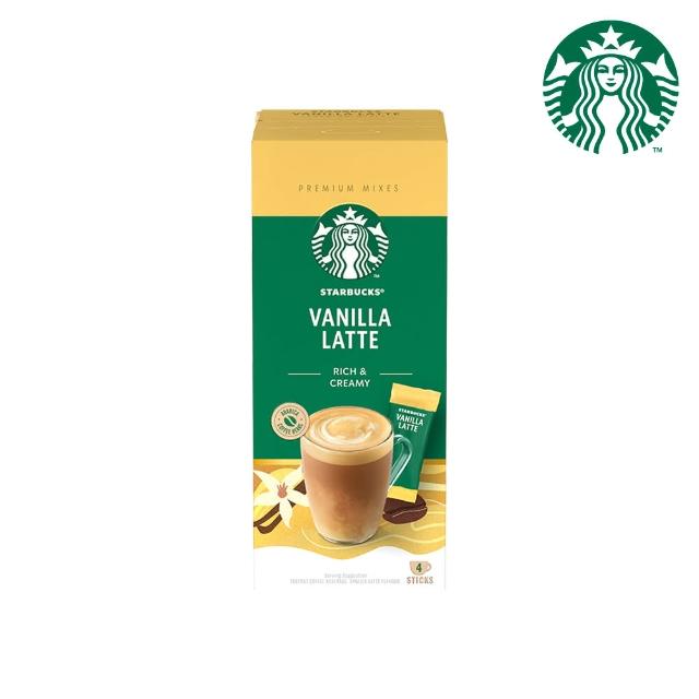 【STARBUCKS 星巴克】特選系列-香草風味拿鐵4入/盒