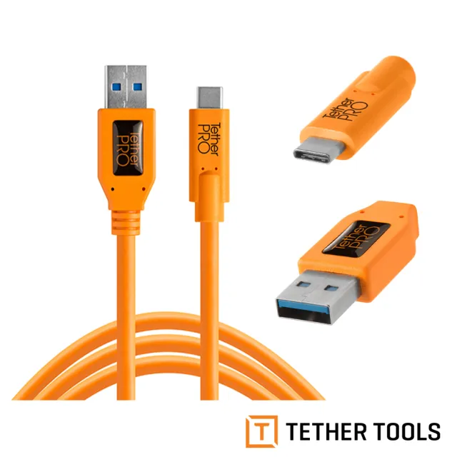 【TETHER TOOLS】CUC3215-ORG USB3.0 轉 USB-C(公司貨)