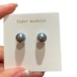 【TORY BURCH】tory burch 小香風珍珠針式耳環禮盒組 兩色可選 珠光藍 ／珠光黑(母親節)
