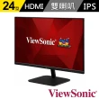 【ViewSonic 優派】VA2432-MHD  24型 IPS 100Hz 護眼電腦螢幕(內建喇叭/1ms)