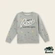 【Roots】Roots大童-復古翻玩系列 獎盃元素圓領上衣(灰色)