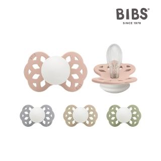 【BIBS】INFINITY雙扁型矽膠安撫奶嘴-夜光款(丹麥奶嘴 總代理公司貨)