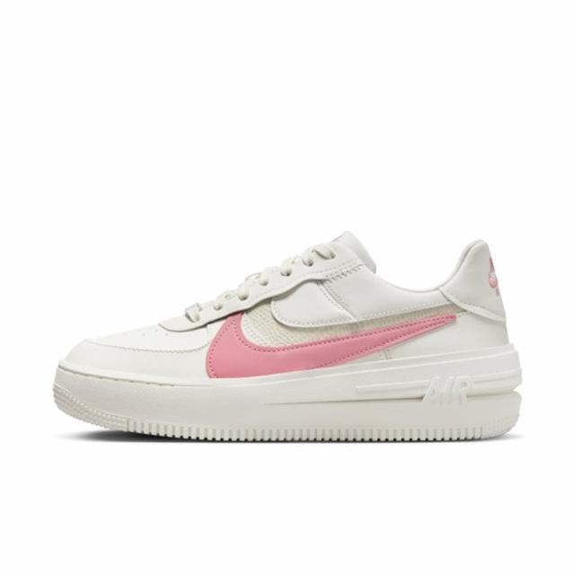 【NIKE 耐吉】W AF1 PLT.AF.ORM 女休閒運動鞋-白粉(DJ9946105)