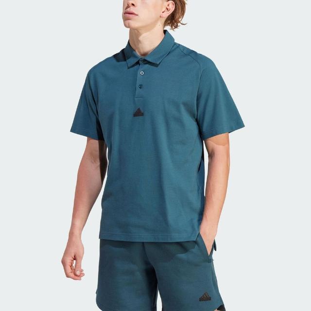 【adidas 愛迪達】M Z.N.E.PR POLO 男 短袖 POLO衫 亞洲版 高爾夫球 運動 休閒 藍綠(IJ6134)