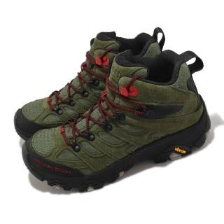 【MERRELL】X Jeep Moab 3 Mid 聯名登山鞋 男鞋 綠 黑 越野 郊山 戶外 反光(ML005635)