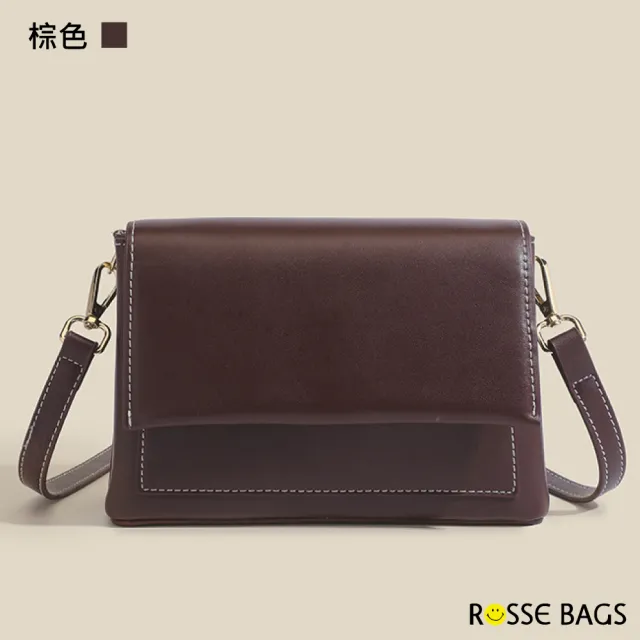 【Rosse Bags】法式輕奢質感風琴小方包(現+預  黑色／棕色)