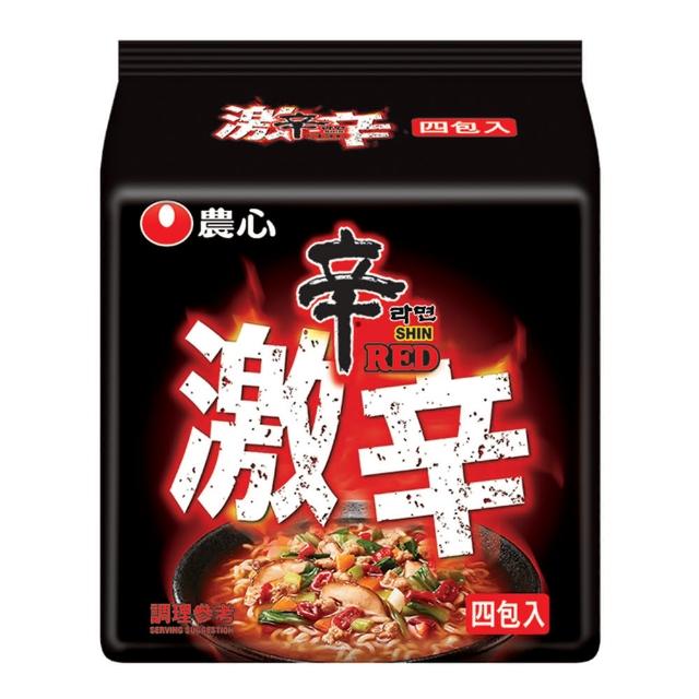 【NONG SHIM】農心 激辣辛拉麵4入(480g)