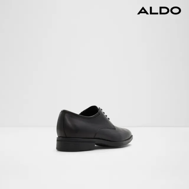 【ALDO】KEAGAN-經典係綁帶真皮紳士鞋-男鞋(黑色)