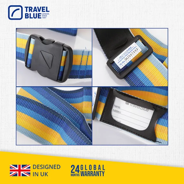 【Travel Blue 藍旅】Luggage Strap 2吋 行李束帶(行李束帶)