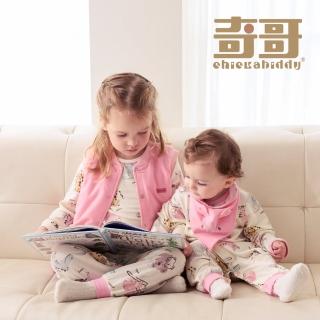 【奇哥官方旗艦】Chic a Bon 動物點點名長袍妙妙裝/連身衣-高效蓄熱恆溫布 3-12個月(2色選擇)