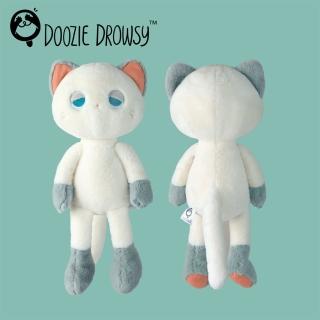 【Doozie Drowsy】毛絨玩偶 小白貓Neo 小黑貓Noc
