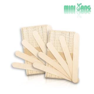 【MINI YANG】高品質除毛專用木棒 100入(原木精製 手挑嚴選 除毛專用耗材)