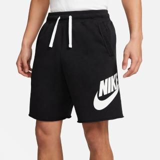 【NIKE 耐吉】短褲 男款 運動褲 ASMNK CLUB ALUMNI HBR FT SHORT 黑 DX0503-010(3L5764)