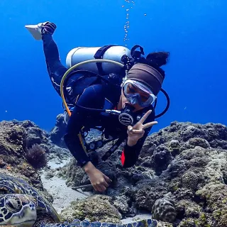 【heyheyDive】台灣小琉球  heyheyDive水肺潛水體驗  一對一教學免潛水證照
