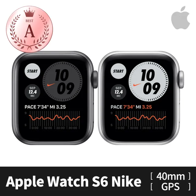 Apple 蘋果】A 級福利品Apple Watch S6 Nike GPS 40mm (鋁金屬錶殼/副