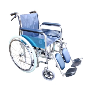 【海夫健康生活館】杏華 鐵製電鍍 骨科輪椅 扶手可拆 24吋後輪 輪椅A款 附加功能A款(A4-2)
