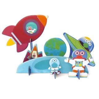 【Scratch】3D立體主題拼圖(星際世界32片)