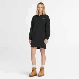 【Timberland】女款黑色Polo式連身裙(A6HZT001)