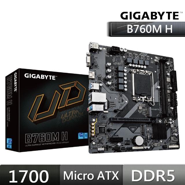 【GIGABYTE 技嘉】GA-B760M H 主機板