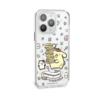 【apbs】三麗鷗 iPhone 16/15/14/13/12/11系列 輕薄軍規防摔水晶彩鑽手機殼(鬆餅布丁狗)