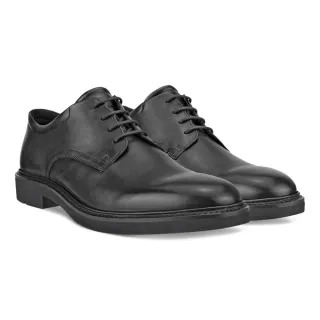 【ecco】METROPOLE LONDON 都會紳士商務正裝皮鞋 男鞋(黑色 52560401001)