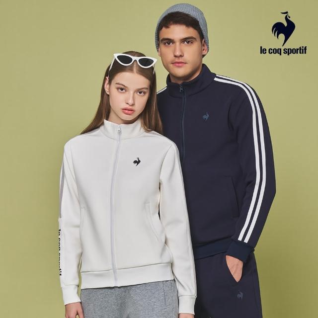 【LE COQ SPORTIF 公雞】休閒基礎立領外套 男女款-4色-LWS61461_LWS62461