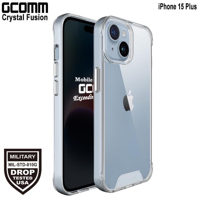 【GCOMM】iPhone 15 Plus 晶透軍規防摔殼 Crystal Fusion(iPhone 15 Plus 6.7吋)