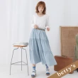 【betty’s 貝蒂思】蕾絲拼接腰帶蛋糕洋裝(白色)