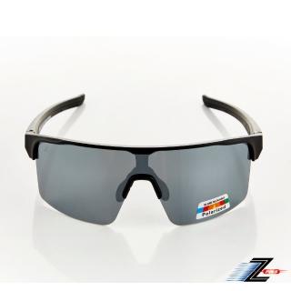 【Z-POLS】新一代全消光黑框PRO款搭載頂級Polarized 強抗UV400電鍍水銀黑偏光運動太陽眼鏡(超舒適配戴感)