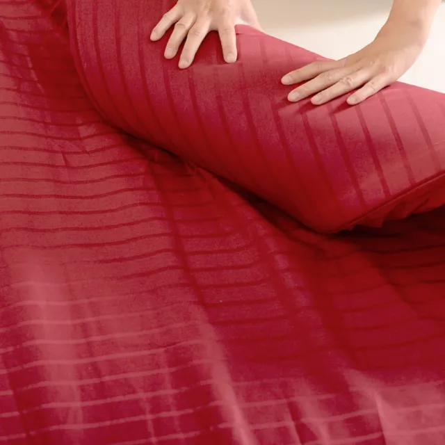【Embrace 英柏絲】100%純棉薄床單 5尺雙人薄床包 三折床墊床包 不含枕套 限用於5公分內床墊(單售布套)