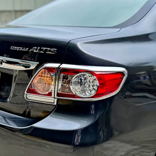 【IDFR】Toyota Altis 2010~2012 鍍鉻銀 車燈框 後燈框 尾燈框 飾貼(Altis 車燈框 鍍鉻 改裝)