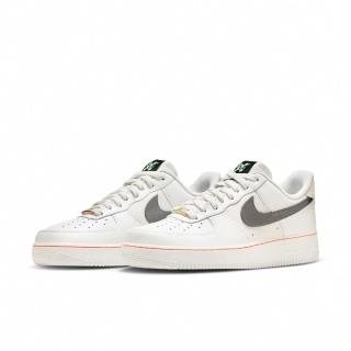 【NIKE 耐吉】AIR FORCE 1 07 LV8 EMB 休閒鞋 運動鞋 男鞋 白灰(FN8892191)