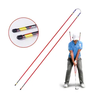 【AD-ROCKET】揮桿姿勢矯正轉肩棒/推杆指示棒/高爾夫練習器(兩色任選)