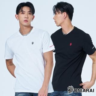 【BLUE WAY】男裝 鬼洗圓領兩件包 純棉 短袖 上衣-鬼洗