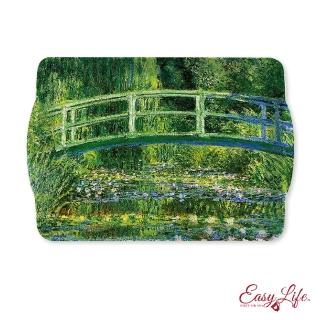 【Easy Life 義大利】睡蓮和日本橋 莫內(美耐皿託盤 餐桌佈置)