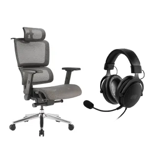 【i-Rocks】i-Rocks T07 Plus 人體 工學椅+Real 有線耳機