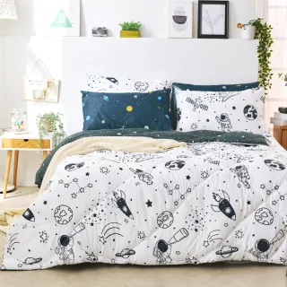 【DUYAN 竹漾】Heat-Fi 可水洗羽絲絨被 / 星旅太空  韓國被 冬被