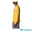 【Columbia 哥倫比亞 官方旗艦】男款- LOGO長袖上衣-黃色(UAE38170YLHF)