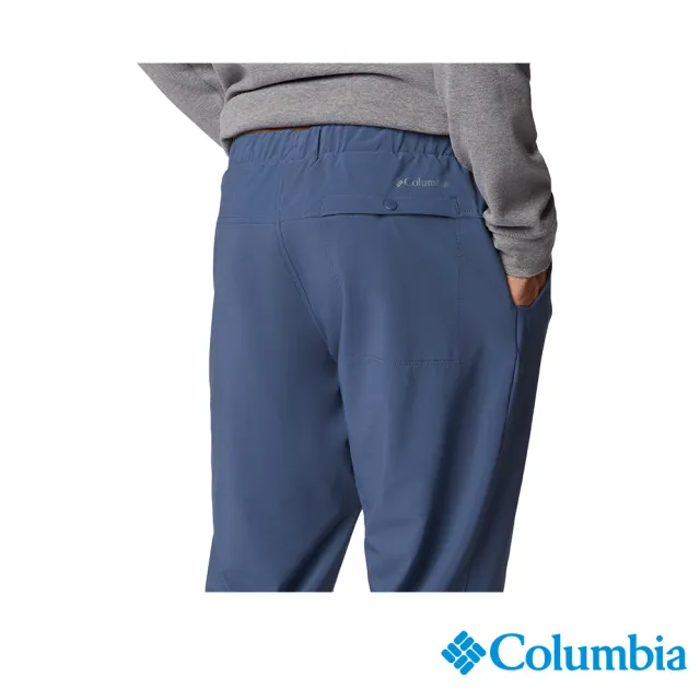 【Columbia 哥倫比亞 官方旗艦】男款-Columbia Hike™防潑長褲-墨藍(UAE93510IBHF)